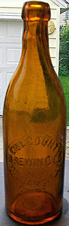 ERIE COUNTY BREWING COMPANY EMBOSSED BEER BOTTLE