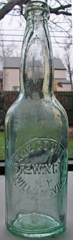 ERIE COUNTY BREWING COMPANY EMBOSSED BEER BOTTLE