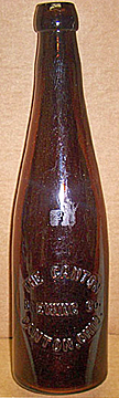 THE CANTON BREWING COMPANY EMBOSSED BEER BOTTLE