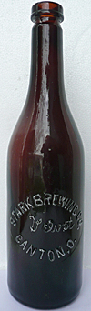 STARK BREWING COMPANY EMBOSSED BEER BOTTLE