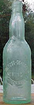 THE FOSS-SCHNEIDER BREWING COMPANY EMBOSSED BEER BOTTLE