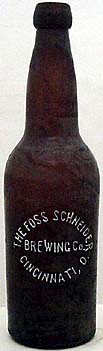 THE FOSS-SCHNEIDER BREWING COMPANY EMBOSSED BEER BOTTLE