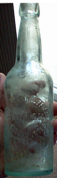 THE JOHN KAUFFMAN BREWING COMPANY EMBOSSED BEER BOTTLE