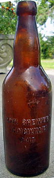 LION BREWERY EMBOSSED BEER BOTTLE