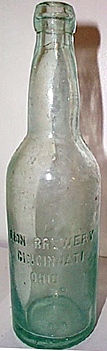 LION BREWERY EMBOSSED BEER BOTTLE