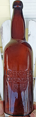 LION BREWERY EMBOSSED BEER BOTTLE