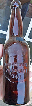 LION BREWERY EMBOSSED BEER BOTTLE