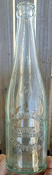 THE J. WALKER BREWING COMPANY EMBOSSED BEER BOTTLE