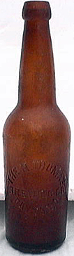 THE N. THOMAS BREWING COMPANY EMBOSSED BEER BOTTLE