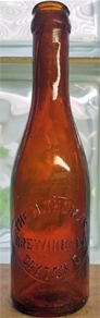 THE N. THOMAS BREWING COMPANY EMBOSSED BEER BOTTLE