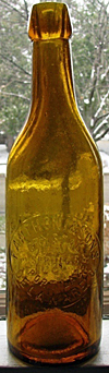 F. ANTHONI & SONS CRYSTAL SPRINGS EXPORT LAGER EMBOSSED BEER BOTTLE