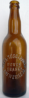 STARK - TUSCARAWAS BREWERIES COMPANY EMBOSSED BEER BOTTLE