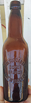 STARK - TUSCARAWAS BREWERIES COMPANY EMBOSSED BEER BOTTLE