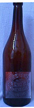 FREMONT BREWING COMPANY EMBOSSED BEER BOTTLE