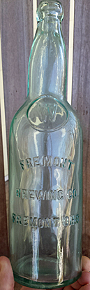 FREMONT BREWING COMPANY EMBOSSED BEER BOTTLE