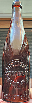 FREMONT BREWING COMPANY EMBOSSED BEER BOTTLE