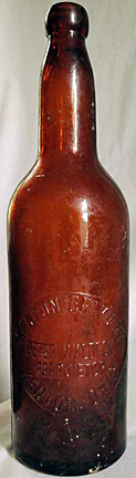 KENTON BREWERY EMBOSSED BEER BOTTLE