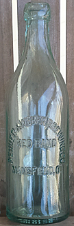 RENNER & WEBER BREWING COMPANY EMBOSSED BEER BOTTLE
