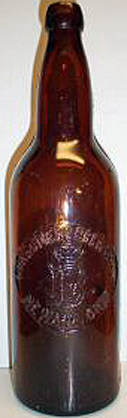 CONSUMERS BREWING COMPANY EMBOSSED BEER BOTTLE