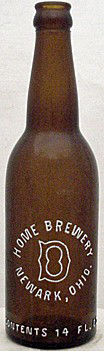 HOME BREWERY EMBOSSED BEER BOTTLE