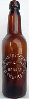 STARK - TUSCARAWAS BREWERIES COMPANY EMBOSSED BEER BOTTLE