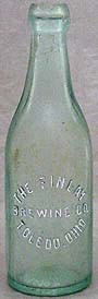 THE FINLAY BREWING COMPANY EMBOSSED BEER BOTTLE