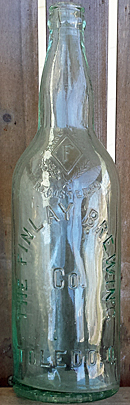 THE FINLAY BREWING COMPANY EMBOSSED BEER BOTTLE