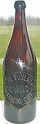 THE FINLAY BREWING COMPANY EMBOSSED BEER BOTTLE