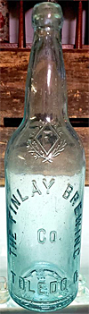 THE FINLAY BREWING COMPANY EMBOSSED BEER BOTTLE