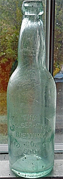 THE GRASSER - BRAND BREWING COMPANY EMBOSSED BEER BOTTLE