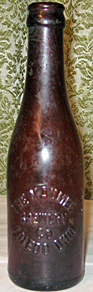 THE MAUMEE BREWERY COMPANY EMBOSSED BEER BOTTLE