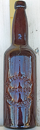 KOLTER & KOCH BREWERS EMBOSSED BEER BOTTLE