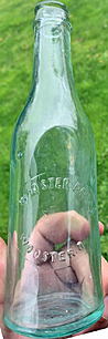 WOOSTER BREWING COMPANY EMBOSSED BEER BOTTLE