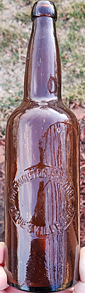 WASHINGTON BREWERY EMBOSSED BEER BOTTLE