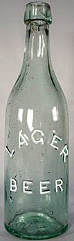 H. KOENIG & COMPANY LAGER BEER EMBOSSED BEER BOTTLE