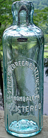 STERILIZED BEER BOTTLING COMPANY EMBOSSED BEER BOTTLE