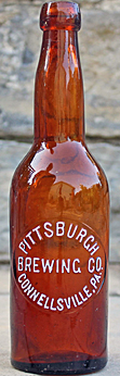 PITTSBURGH BREWING COMPANY EMBOSSED BEER BOTTLE