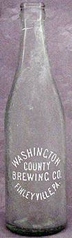WASHINGTON COUNTY BREWING COMPANY EMBOSSED BEER BOTTLE