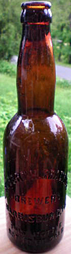 ROBERT H. GRAUPNER BREWERY EMBOSSED BEER BOTTLE