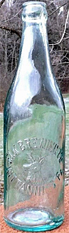 ELK BREWING COMPANY EMBOSSED BEER BOTTLE