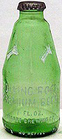 ROLLING ROCK PREMIUM BEER EMBOSSED BEER BOTTLE