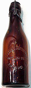 LEBANON BREWING COMPANY EMBOSSED BEER BOTTLE