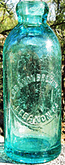 LEBANON BREWING COMPANY EMBOSSED BEER BOTTLE