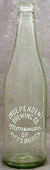 INDEPENDENT BREWING COMPANY EMBOSSED BEER BOTTLE