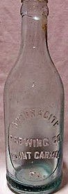 ANTHRACITE BREWING COMPANY EMBOSSED BEER BOTTLE