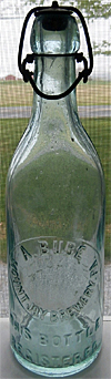 ALOIS BUBE MOUNT JOY BREWERY EMBOSSED BEER BOTTLE