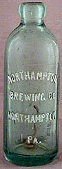 NORTHAMPTON BREWING COMPANY EMBOSSED BEER BOTTLE