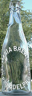 GERMANIA BREWING COMPANY EMBOSSED BEER BOTTLE