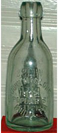 JOHN McGLONE WEISS BIER EMBOSSED BEER BOTTLE