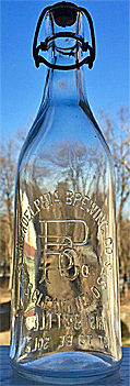 PHILADELPHIA BREWING COMPANY EMBOSSED BEER BOTTLE